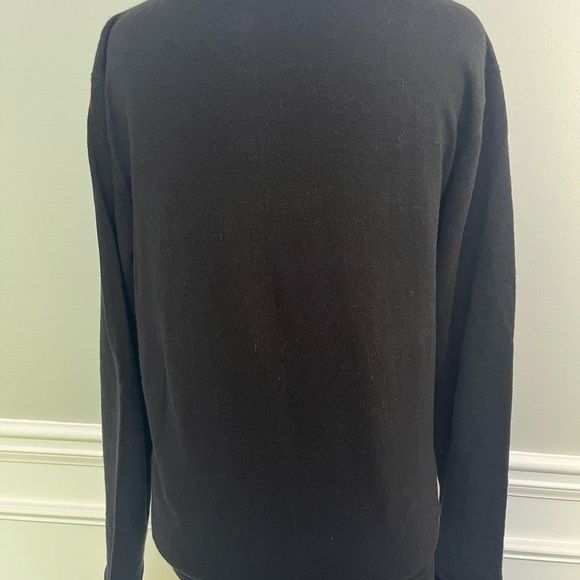 Victoria Jones White Poinsettia Cardigan M - Picture 4 of 13